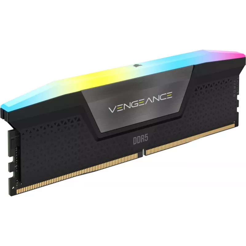 Corsair Vengeance RGB 32 GB (2x16 GB) DDR5-6000 CL38 sada pamäte RAM, čierna