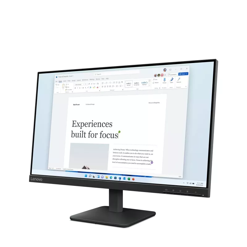 Lenovo L24-4e počítačový monitor 60,5 cm (23,8 inch) 1920 x 1080 pixelov Full HD LCD čierny