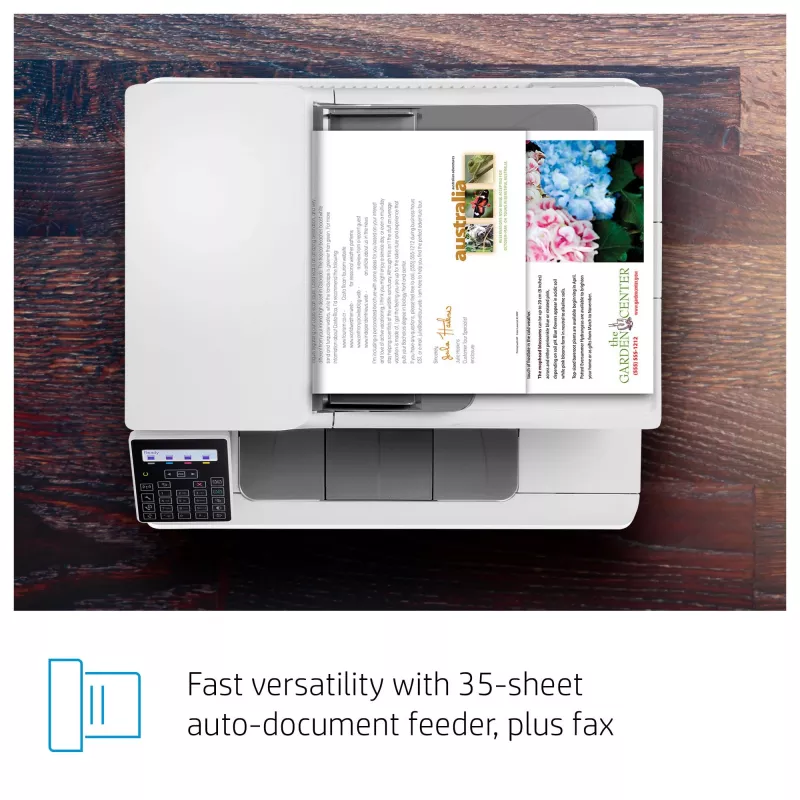 HP Color LaserJet Pro MFP M183fw, Laser, farebná tlač, 600 x 600 DPI, A4, priama tlač, biela