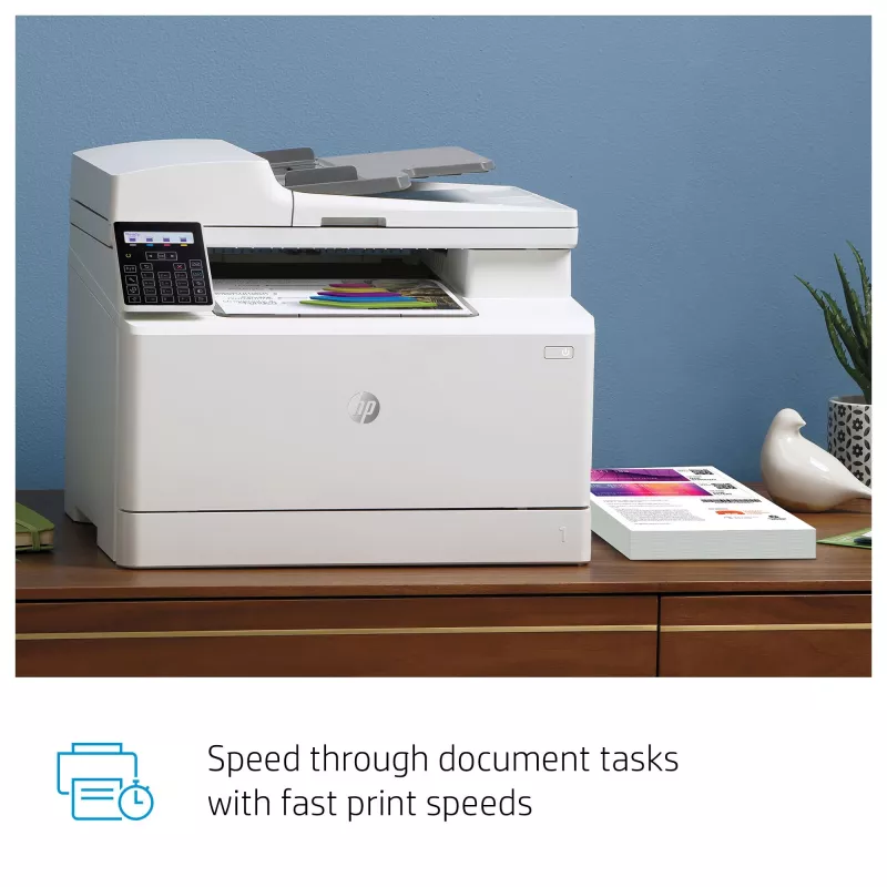 HP Color LaserJet Pro MFP M183fw, Laser, farebná tlač, 600 x 600 DPI, A4, priama tlač, biela
