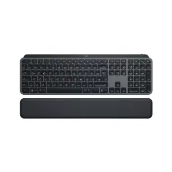 LOGITECH MX Keys S Klávesnica grafitová s podložkou na zápästie QWERTZ nemecká