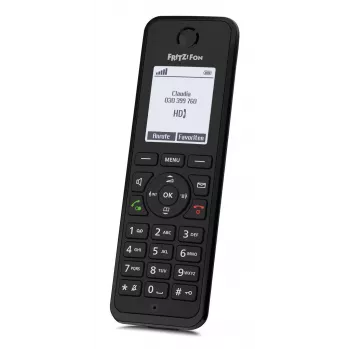 DECT telefón FRITZ Fon M3 bezdrôtový mobilný telefón identifikácia volajúceho čierny