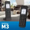 DECT telefón FRITZ Fon M3 bezdrôtový mobilný telefón identifikácia volajúceho čierny