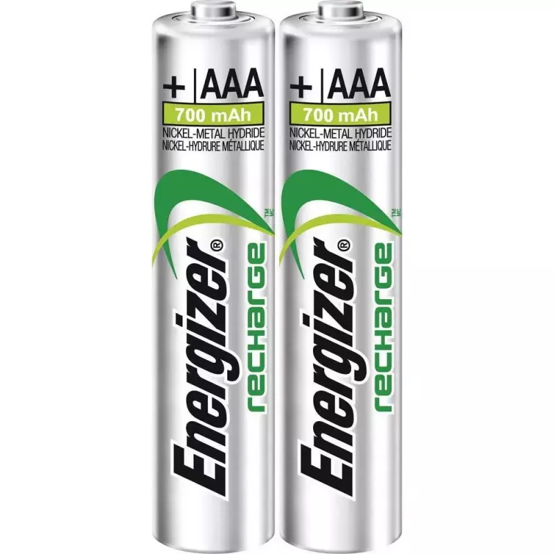 Energizer Recharge Power Plus AAA/HR03 nabíjateľné batérie, NiMH, 700 mAh, 1,2 V, 2 ks