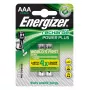 Nabíjateľná batéria Energizer Power Plus AAA NiMH 1,2 V, 2 ks, 44,5 mm x 10,5 mm, 11 g