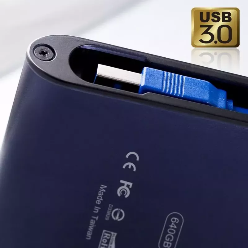 Silicon Power Armor A80 externý pevný disk, 2 TB, 2,5 palca, USB 3.1 Gen 1, modrý