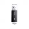 SILICON POWER Ultima U02 - 16GB USB kľúč - USB 2.0 - Čierna (moq-30)