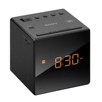 Sony ICF-C1, hodiny, AM, FM, 87.5 - 108 MHz, 531 - 1602 kHz, 0.1 W, 6.6 cm