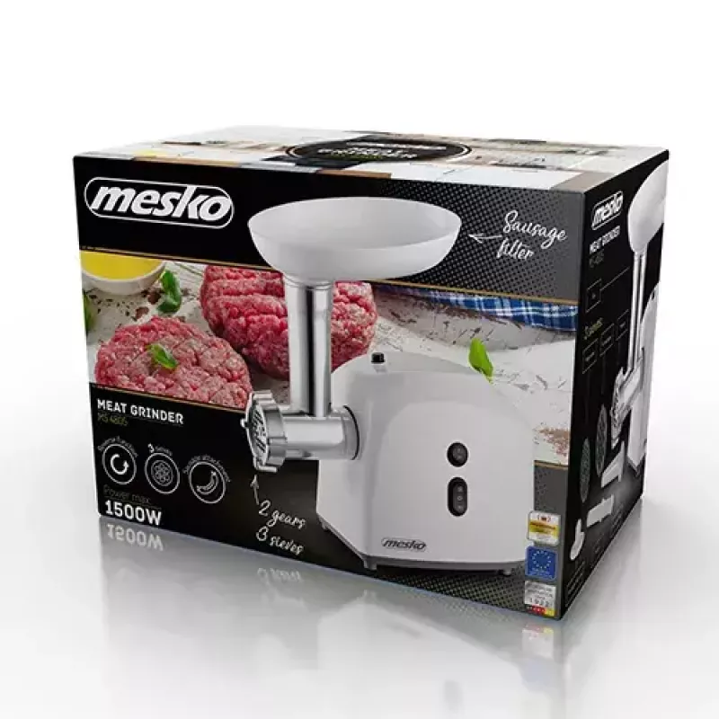 Mlynček na mäso Mesko Home MS 4805 600 W biely