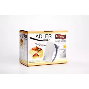 Ručný mixér Adler AD 4201 g — 300 W, 1 kg, sivá/biela