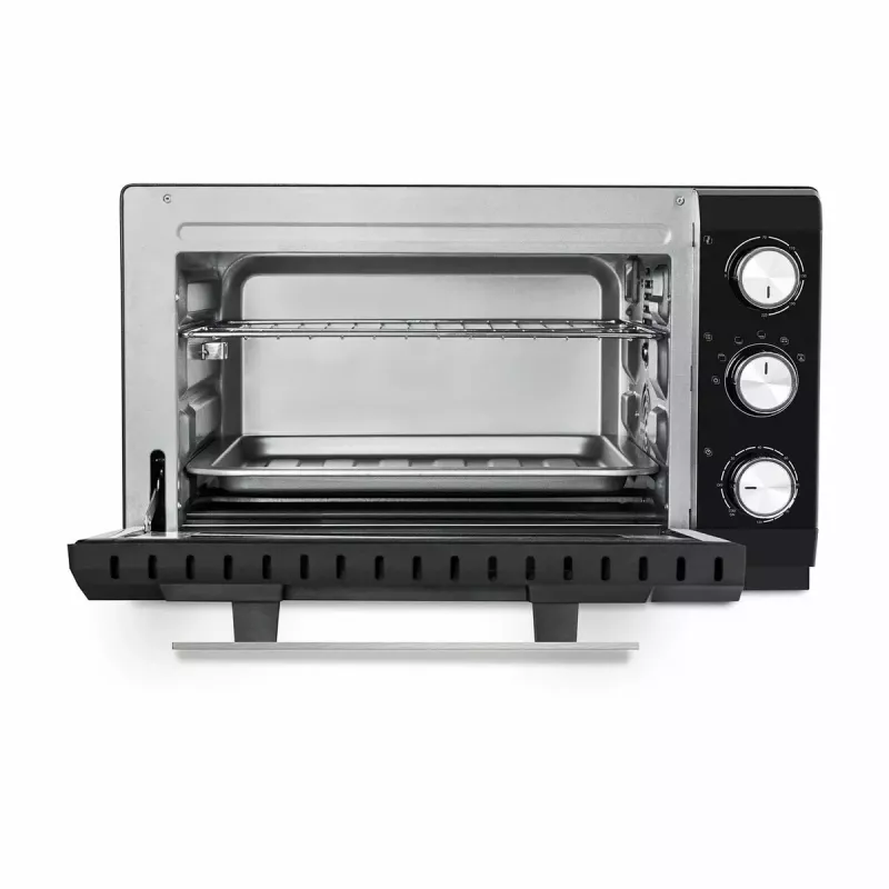 Caso TO 20 Design-Oven elektrická mini rúra, 20 l, 1500 W, teplovzdušná, rotisér, časovač, do 230 °C, kryt Cool-Touch, čierna