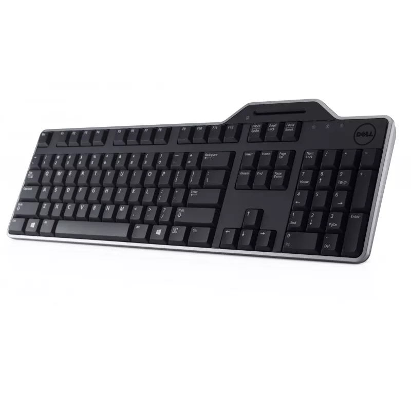 DELL Pro Smartcard klávesnica - KB813 - ruská (QWERTY), Full-Size (100%), káblová, USB, QWERTY, čierna