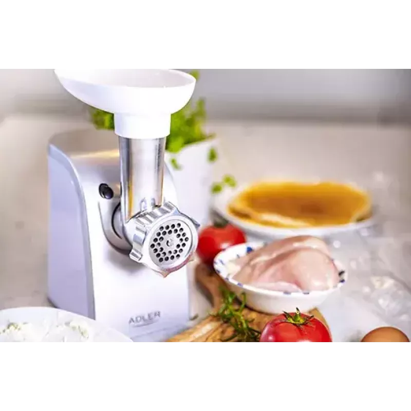 Mlynček na mäso Adler AD 4808 350 W biely