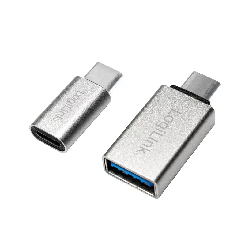 Káblový adaptér LogiLink AU0040 USB 3.1 C USB 3.0 A Micro USB 2.0 hliník