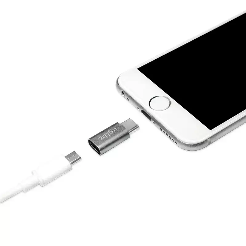 Káblový adaptér LogiLink AU0040 USB 3.1 C USB 3.0 A Micro USB 2.0 hliník