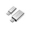 Káblový adaptér LogiLink AU0040 USB 3.1 C USB 3.0 A Micro USB 2.0 hliník
