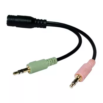 Audio kábel LogiLink CA0020 0,15 m 3,5 mm 2 x 3,5 mm čierny