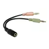 Audio kábel LogiLink CA0020 0,15 m 3,5 mm 2 x 3,5 mm čierny
