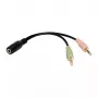 Audio kábel LogiLink CA0020 0,15 m 3,5 mm 2 x 3,5 mm čierny