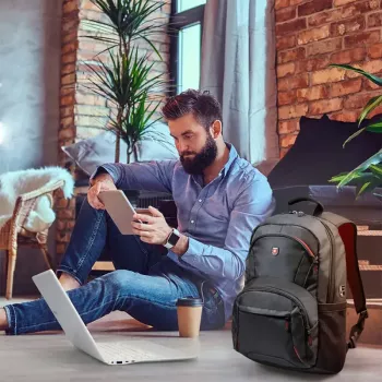 Voľnočasový batoh Port Designs Houston čierna textil