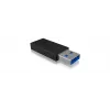 ICY BOX IB-CB015 USB Type-C 3.1 (Gen 2) USB Type-A 3.1 (Gen 2) čierny