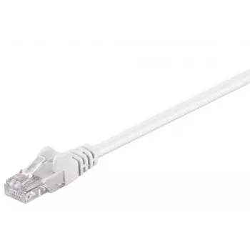 Sieťový kábel GOOBAY 68508 Cat5e U/UTP RJ-45 — 5 m, biela