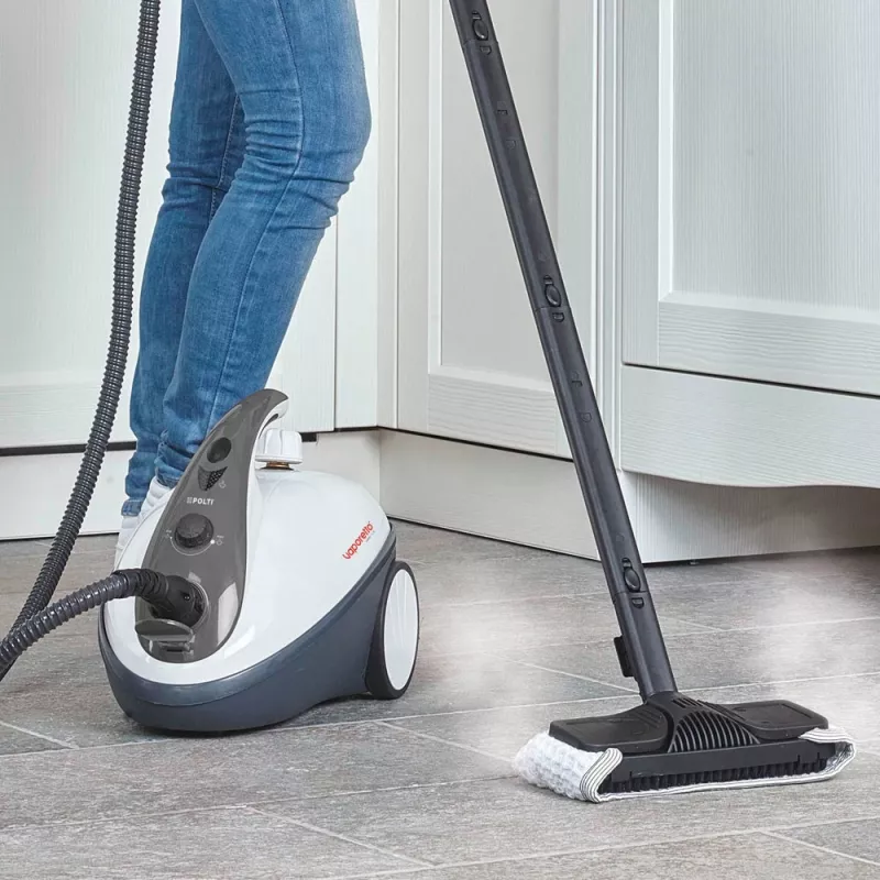 Polti Vaporetto Smart 30_S Valcový parný čistič 1,6 L 1800 W Sivá, Biela