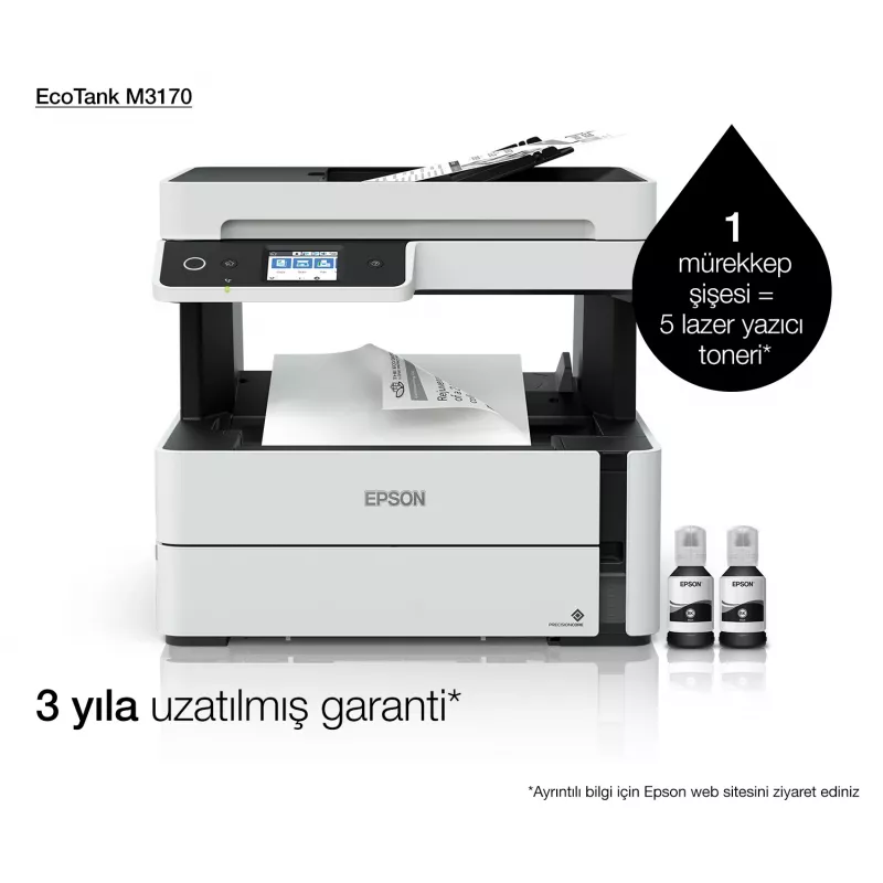 Multifunkčná tlačiareň Epson EcoTank ET-M3170 atramentová monochromatická tlač