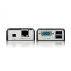 ATEN MINI USB VGA KVM extender (100 m), vysielač a prijímač, káblový, 100 m, Cat5, 1920 x 1200 pixelov, čierny