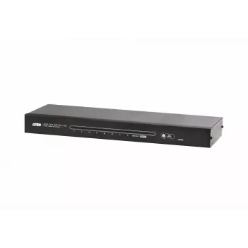 ATEN 8-portový HDMI CAT5e/6 splitter, HDMI, HDMI, 1920 x 1080 pixelov, čierny, kov, Full HD