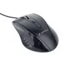 GEMBIRD USB optická myš pre pravákov MUS-4B-02 – 1200 DPI, 4 tlačidlá, káblová, čierna