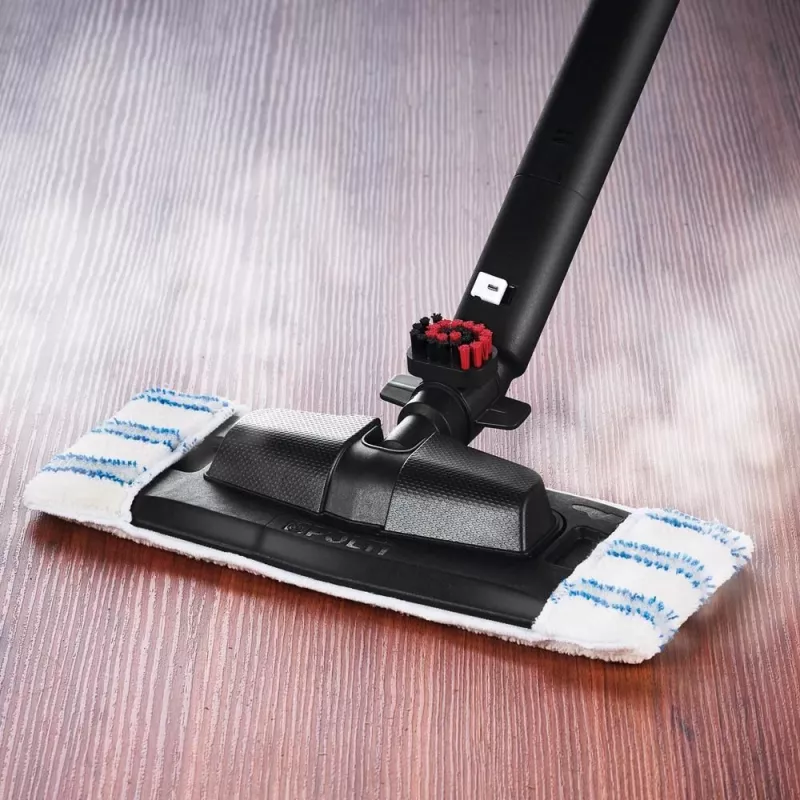 Polti Vaporetto Pro 95_Turbo Flexi valcový parný čistič 1100 W čierny, zelený