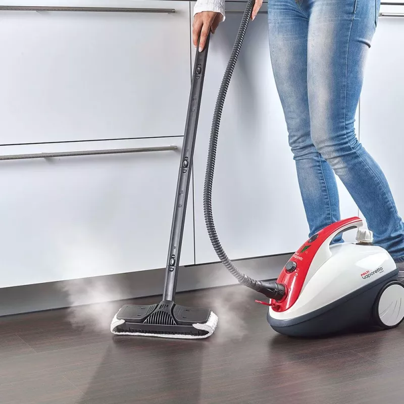 Polti Vaporetto Smart 30_R valcový parný čistič 1,6 L 1800 W červený, biely