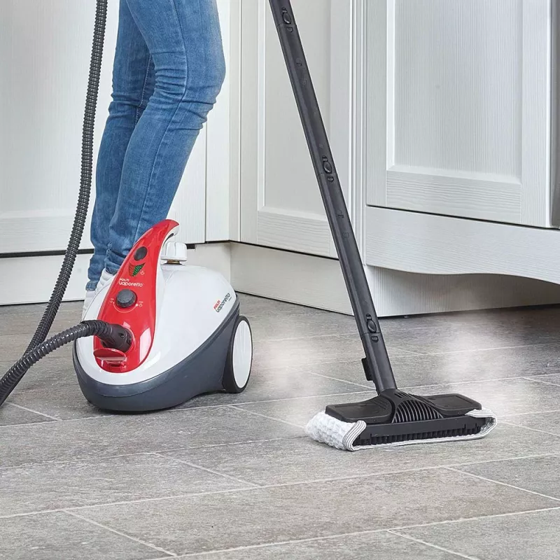Polti Vaporetto Smart 30_R valcový parný čistič 1,6 L 1800 W červený, biely