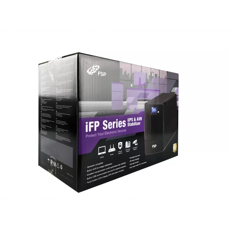 FSP iFP 2000 UPS (záložný zdroj) line-interactive 2 kVA 1200 W 2 AC výstupné konektory