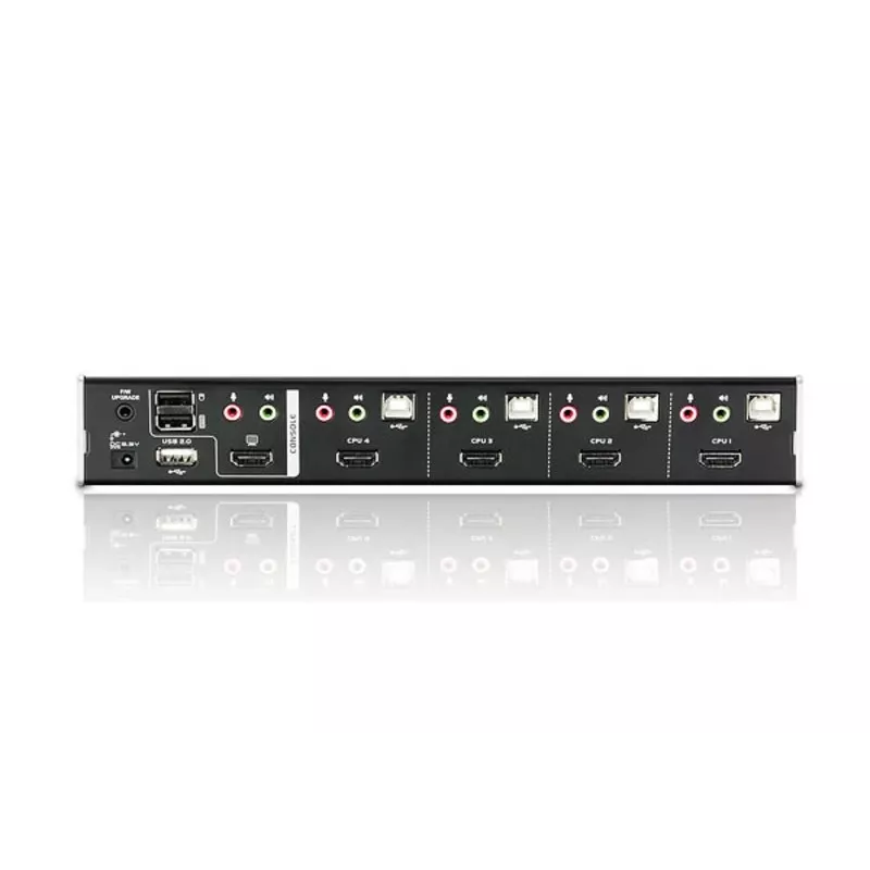 ATEN 4-portový USB HDMI KVM prepínač s audio a USB 2.0 hubom (KVM kábel v balení)
