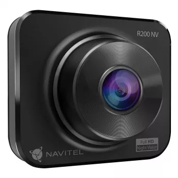 Palubná kamera Navitel R200 NV — Full HD 1920×1080, 140° uhol záberu, 2 palcový displej, MicroSD do 64 GB, batéria a napájanie z autozapaľovača