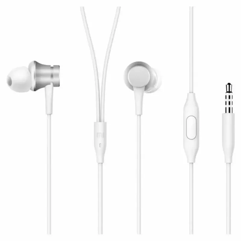 Xiaomi Mi In-Ear slúchadlá Basic headset 3,5 mm konektor strieborná, biela