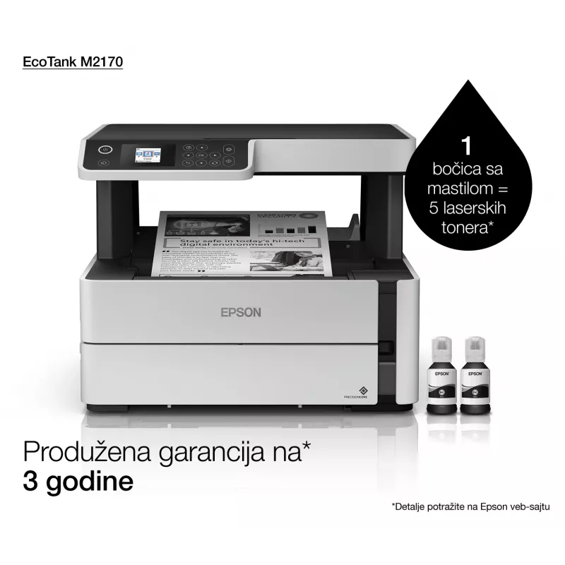 Epson EcoTank M2170 atramentová A4 1200 x 2400 DPI 39 ppm Wi-Fi