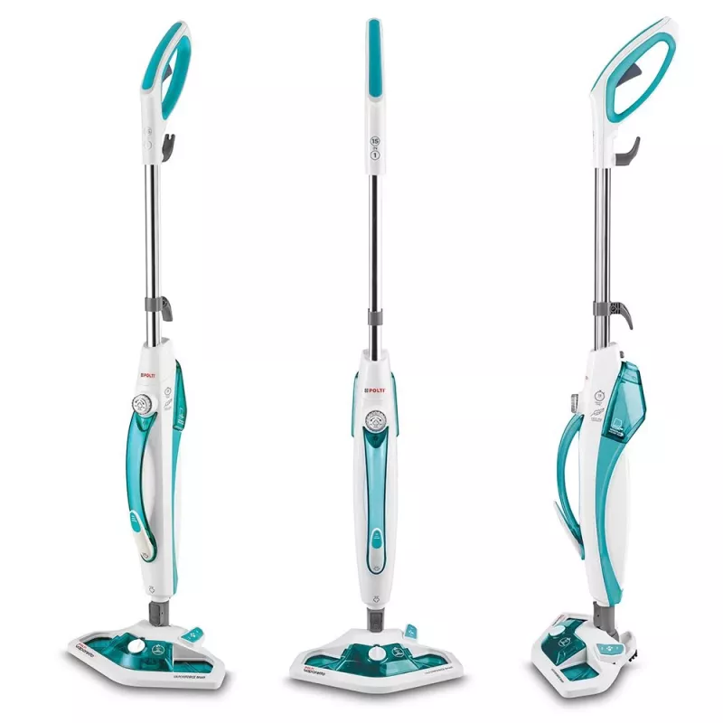 Polti Vaporetto SV450_Double parný mop 0,3 l 1500 W tyrkysová, biela