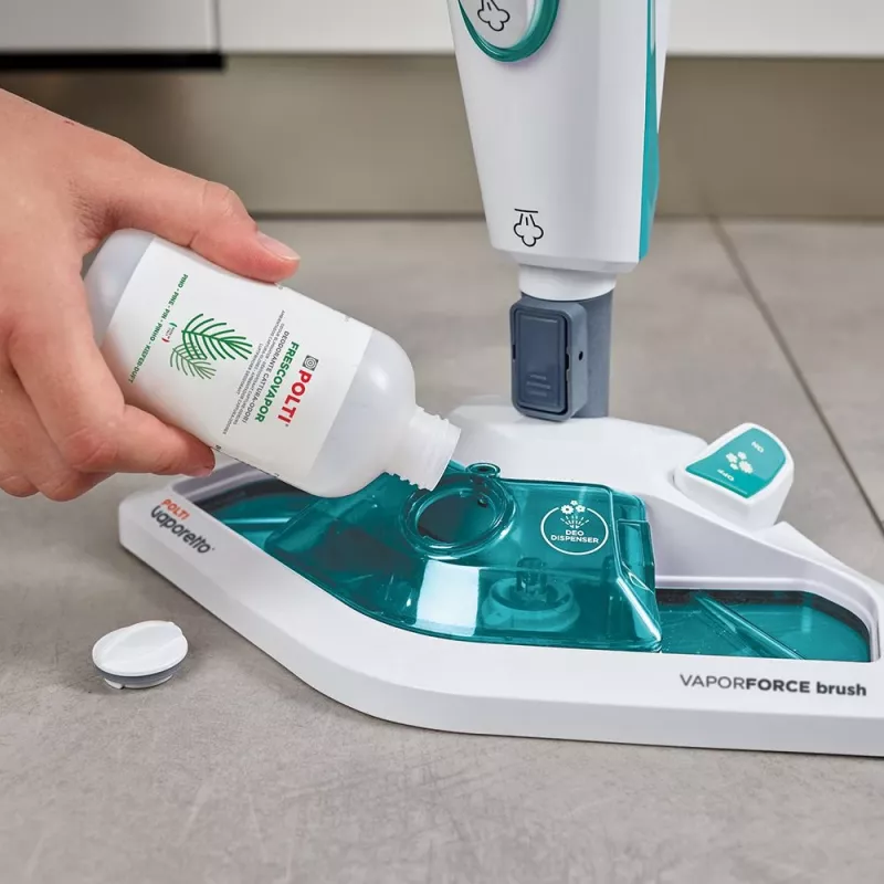 Polti Vaporetto SV450_Double parný mop 0,3 l 1500 W tyrkysová, biela