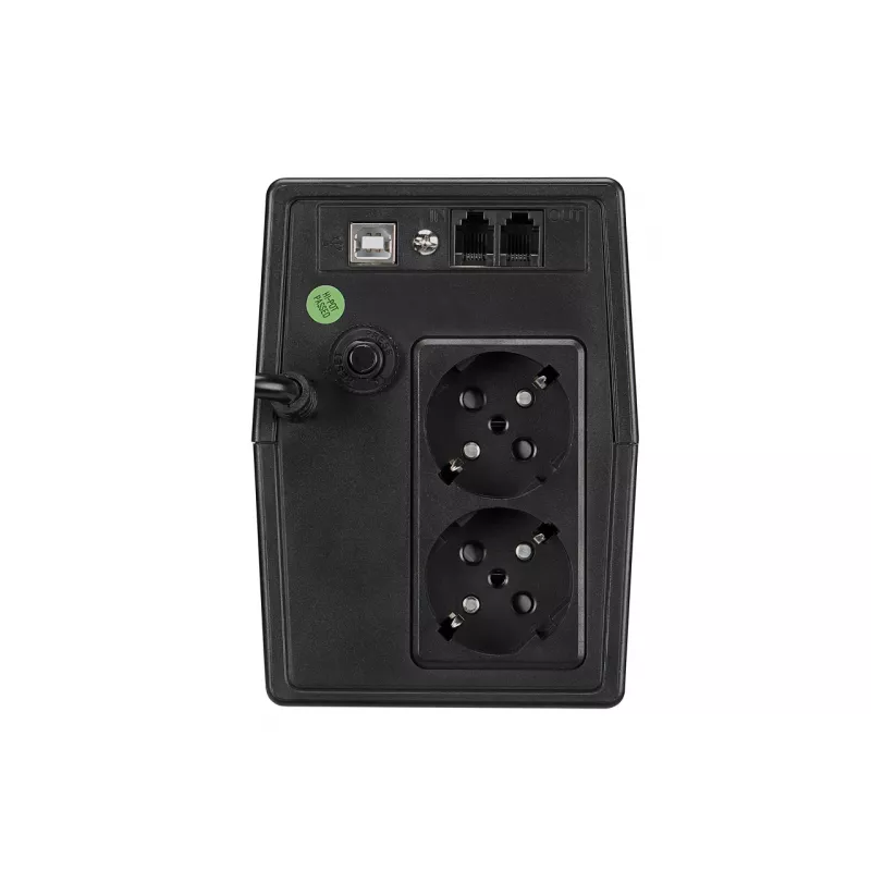 FSP iFP 600 PPF3602700 line-interactive UPS, 600 VA, 360 W, 2 zásuvky Schuko, LCD, USB