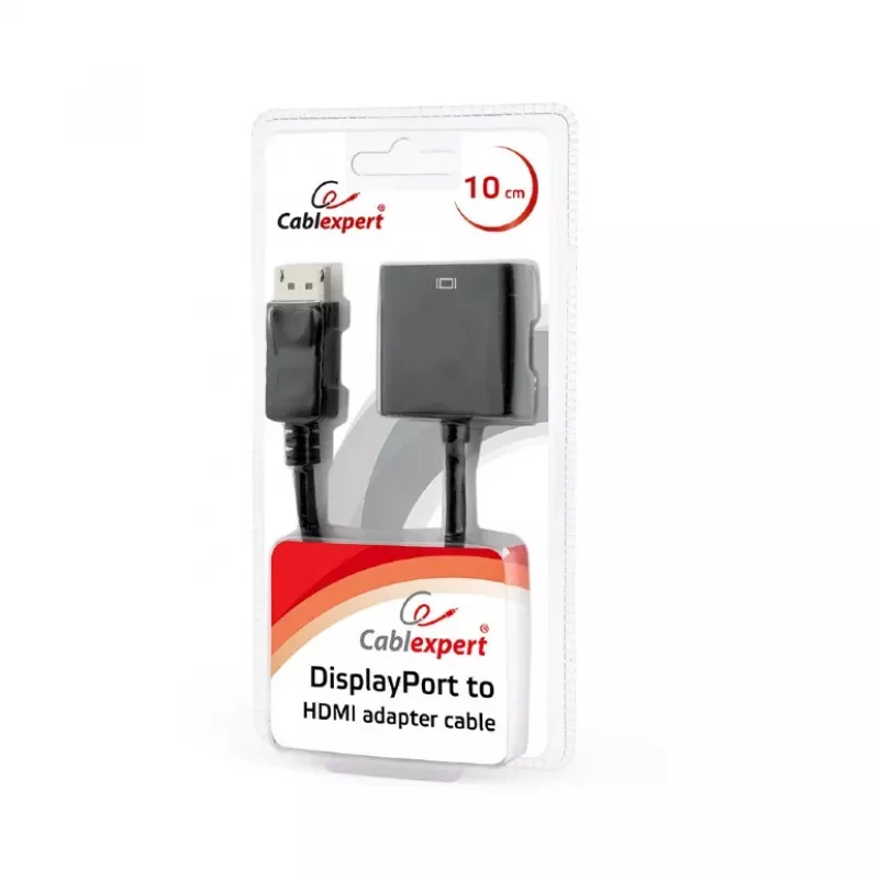GEMBIRD DisplayPort na HDMI adaptérový kábel - čierny, blister