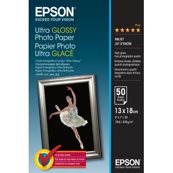 Epson Ultra Glossy Photo Paper - 13x18cm - 50 listov