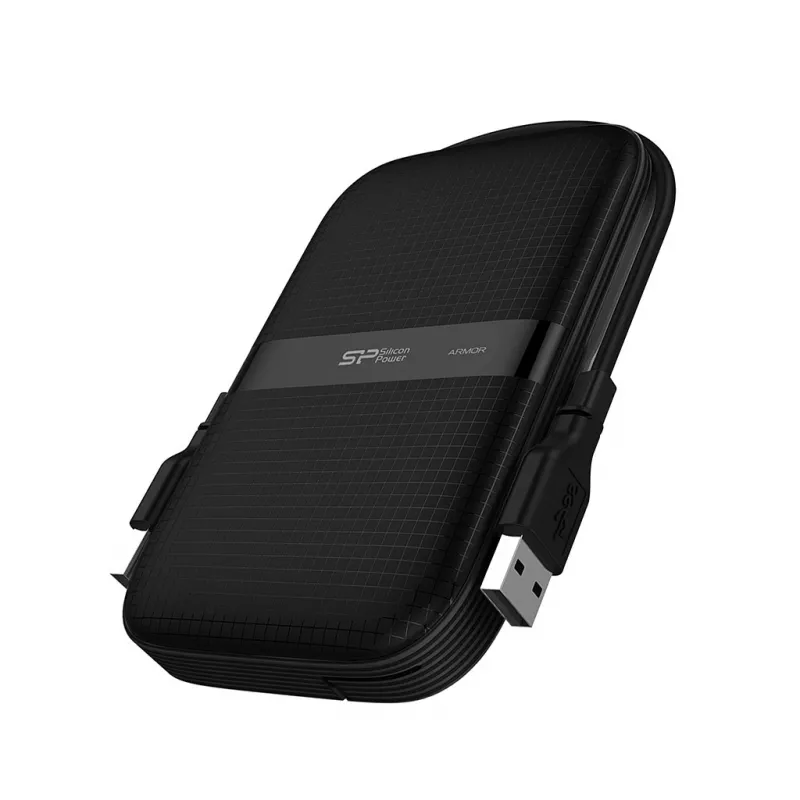 Externý 2,5-palcový pevný disk Silicon Power Armor A60 1 TB USB 3.2 Gen 1 (USB-A) čierny, nárazuvzdorný