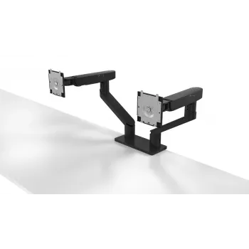 DELL držiak na dva monitory – MDA20, 10 kg, 48,3 cm (19 palcov), 68,6 cm (27 palcov), nastavenie výšky, čierny
