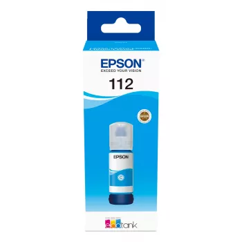 Atramentová fľaša Epson 112 EcoTank pigmentová azúrová