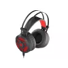 GENESIS Neon 360 headset káblový herný headset s hlavovým mostom čierny, červený