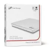 HITACHI-LG DATA STORAGE tenká prenosná DVD mechanika - Gp60nw60 - USB 2.0 - biela