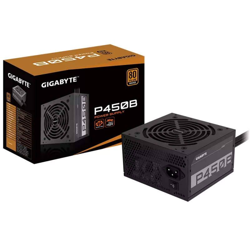 GIGABYTE P450B napájací zdroj 450 W 20+4 pin ATX ATX čierny